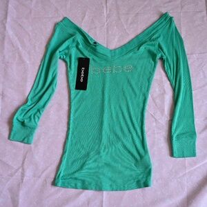 Bebe Logo Knit Top – Size XS 🔥🖤